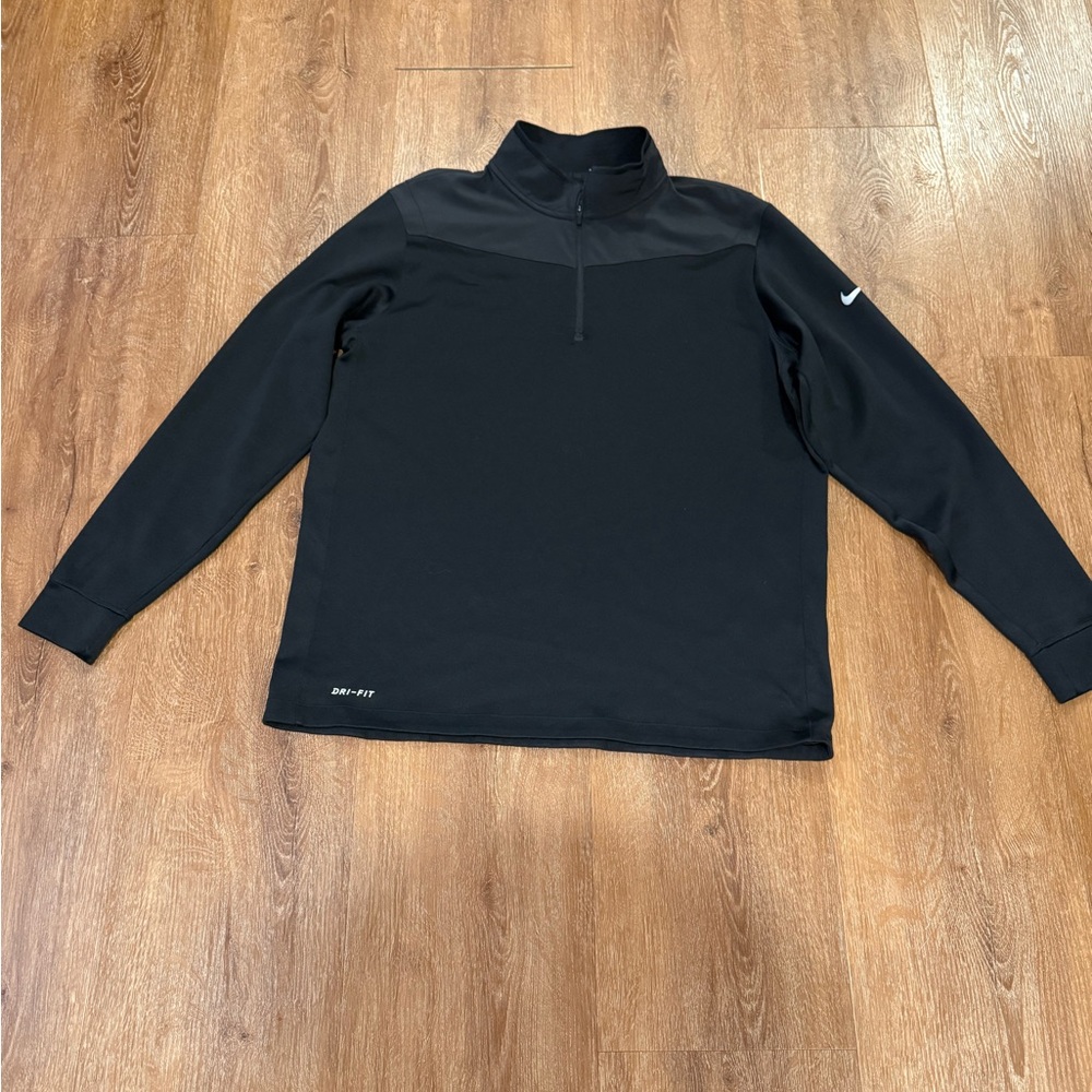 Nike Black Dri-FIT Half-Zip Athletic Top